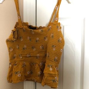 Floral crop top